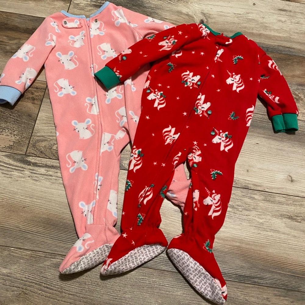 Fleece footies set!